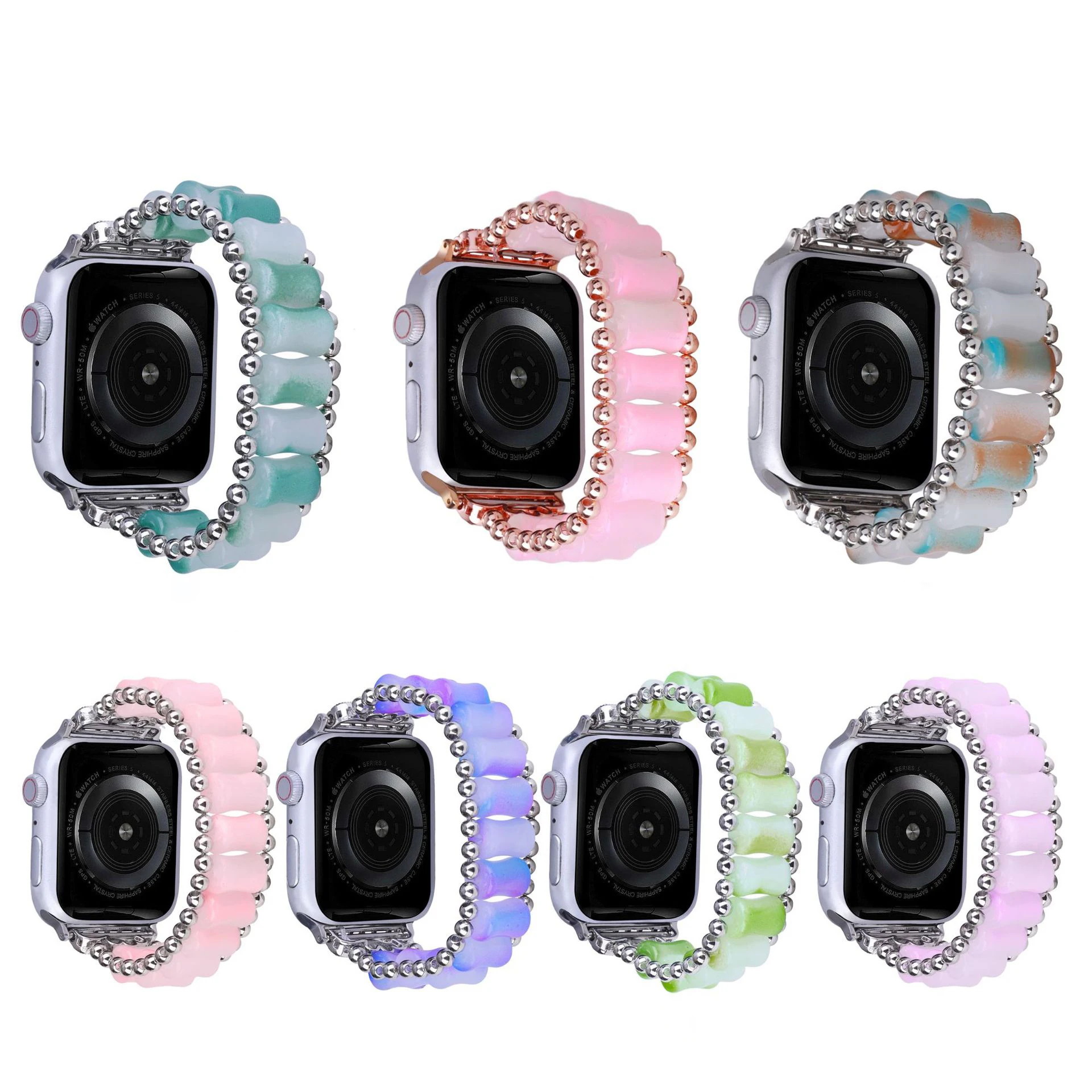 for Apple Watch Elastic Resin Band Strap Ultra Series 9 8 7 6 5 4 3 2 1 49mm 45mm 41mm 44mm 40mm 42mm 38mm