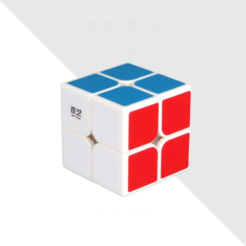 Qiyi 2X2 Magic Cube 2 By 2 Cube 50mm Speed Pocket Sticker Puzzle Cube Professional Educational Toy For Children Cube Cubo Magico