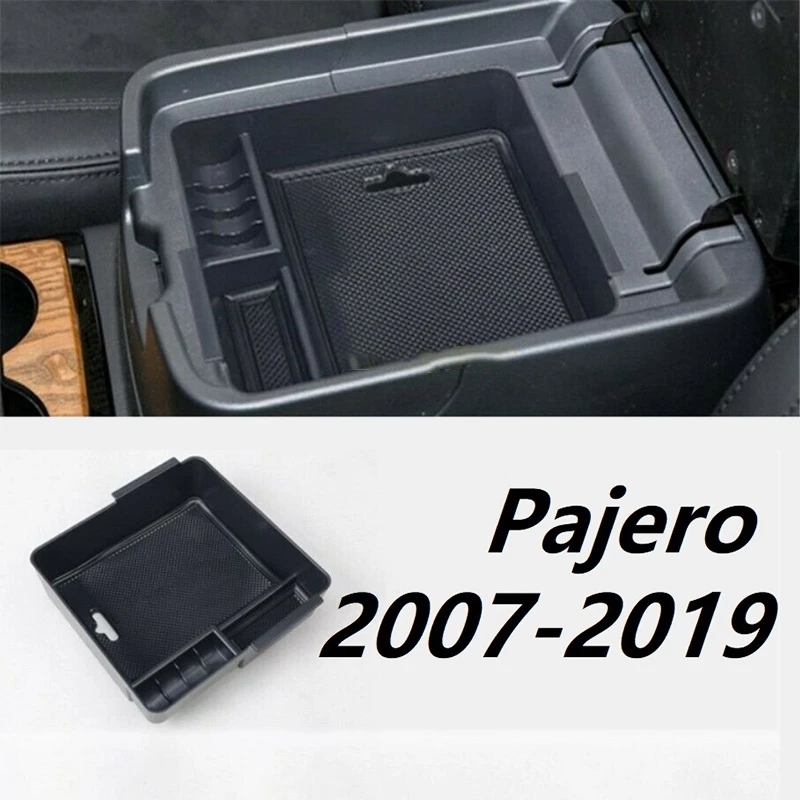 Car Armrest Center Console Glove Storage Box Tray Organizer for Mitsubishi Pajero Sport 207-2018