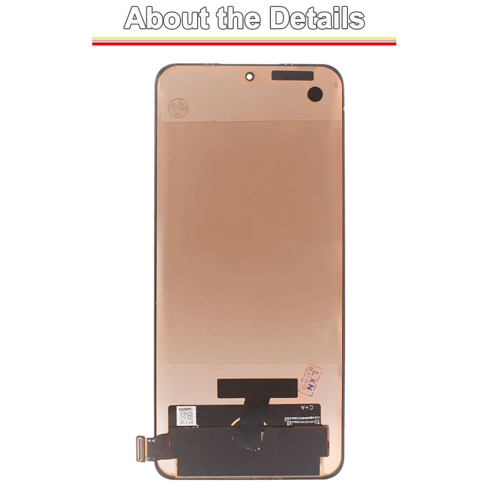 Super AMOLED LCD for Xiaomi 12X LCD Display Touch Screen Digitizer Assembly for Mi 12X 2112123AG 2112123AC Phone LCD With Frame