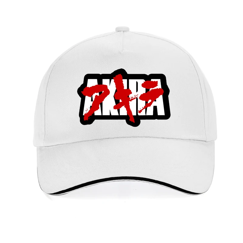 Akira 1988 Natural hat V7 Manga K.Otomo Tokyo 100% Cotton male brand baseball cap summer men women Cartoon hat snapback