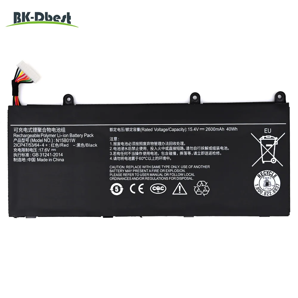 

BK-Dbest N15B01W Battery For XiaoMi Ruby TM1709 TM1802-AA TM1802-AB TM1802-AC TM1802-AD TM1802-AN TM1802-AP 15.6'' Laptop Series