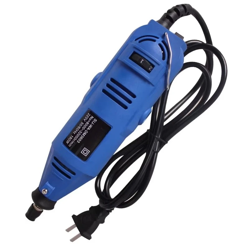 Electric grinding head machine Jade carving Polishing tool Multifunctional small internal grinding straight mill