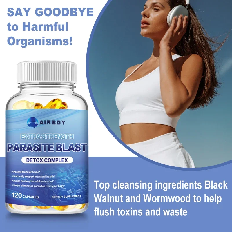 Gut Health Supplement - Eliminates Parasites, Supports Detoxification and Cleansing