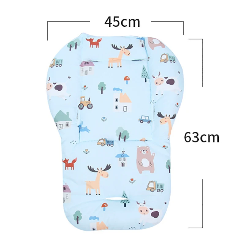 Baby Kids Highchair Cushion Pad Mat Booster Seats Cushion Pad Mat Feeding Chair Cushions Pad Stroller Cushion Mat Cotton