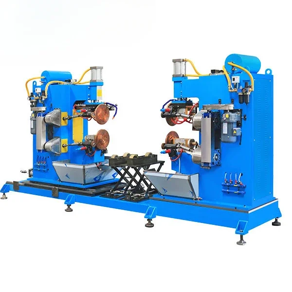 PLC controlled circular seam MIG/TIG welding machine with automatic rotation system