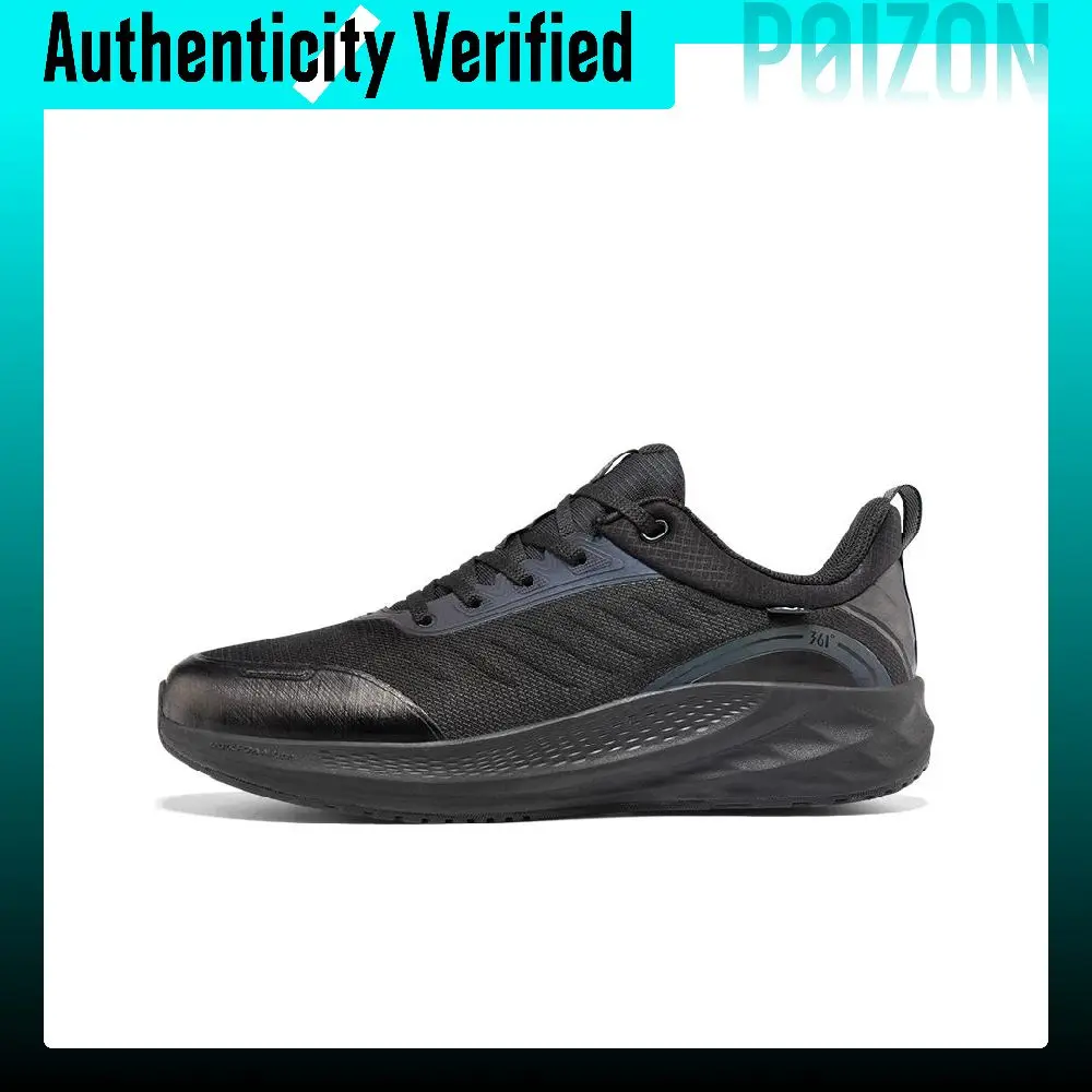361° Rain Block 6.0 Versatile Cushioning Waterproof Cushioning Waterproof Low top Running Shoes Men's Black 672332213-5