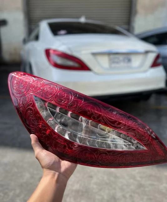 مخصص لمرسيدس Cls63 الضوء الخلفي W218 W217 عين الشيطان Cls300 Cls500 Cls350 الأصلي تفكيك 218 المصابيح الخلفية #4