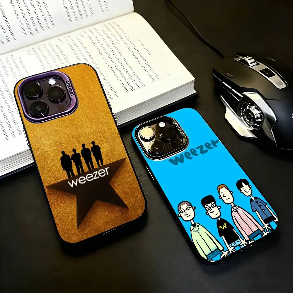 

COOL W-Weezer Black Candy silver phone case Phone Case For iPhone17,16,15,14,13,12,11 Plus,Pro Max