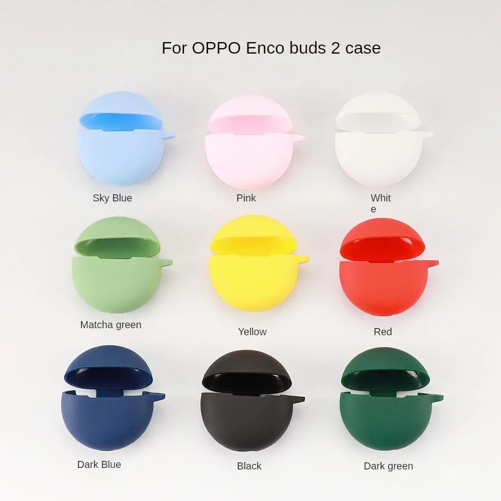 Wireless Earphone Case Fashion Be Easy To Carry About Suitable For Oppo Enco  Air 2i Silicone Easy To Clean Silica Gel Universal