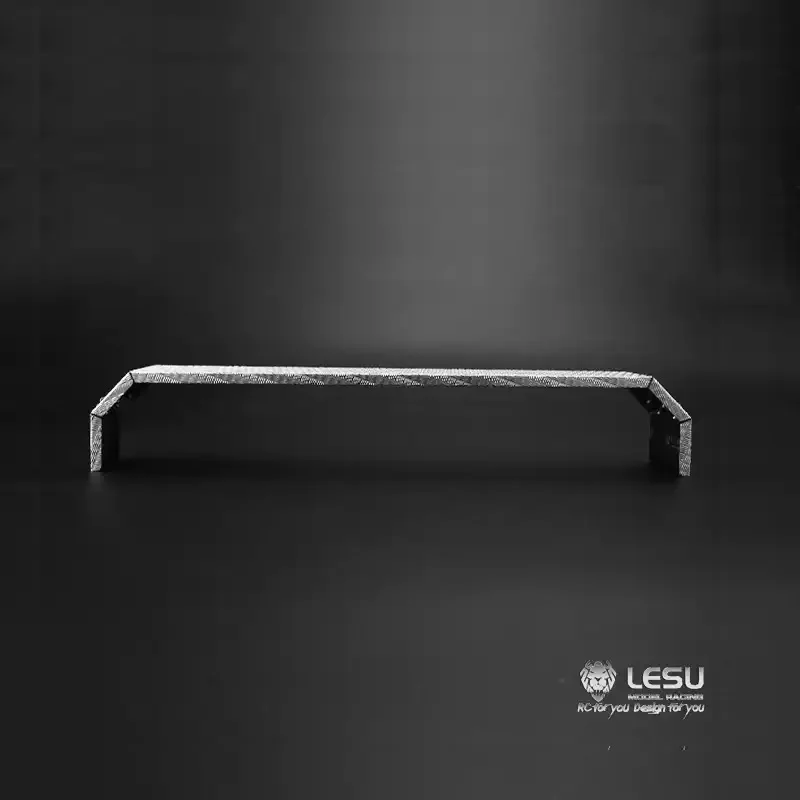 Peças de modelo rc lesu placas de lama traseiras de metal para 1/14 tamiya rc caminhão tratores modelo de carro th02291 acessórios rc