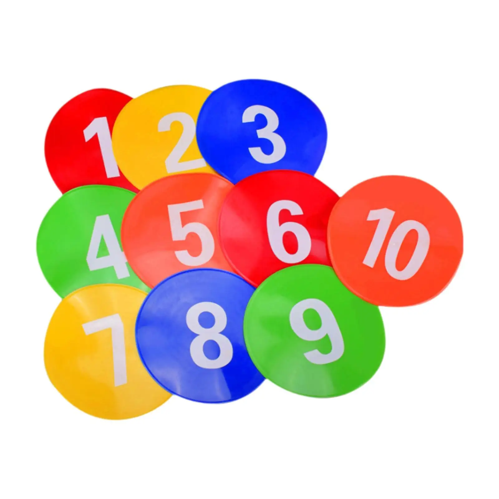 Training Spots Markers Soccer Training Equipment Flat Discs Flat Cones for Soccer Dance Practice Coaching Activities Basketball