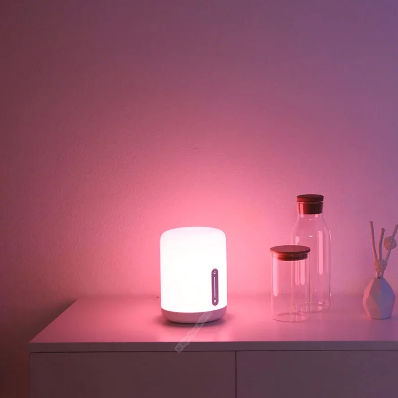 Xiaomi Mijia Bedside Lamp 2 Smart Table LED Night Light Colorful 400 Lumens Bluetooth WiFi Touch Control for Apple HomeKit Siri