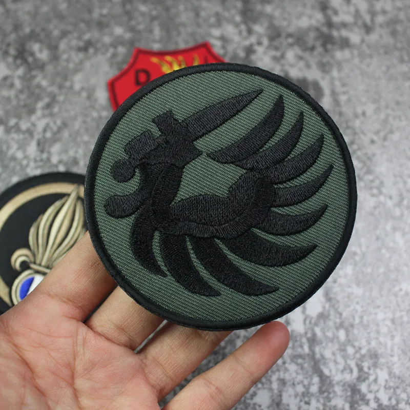 Parche bordado Legión Francesa – Insignia militar mochila chaqueta - imagen 3