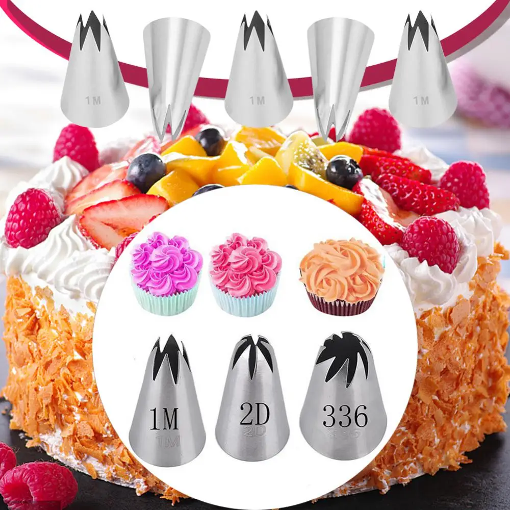 10 PCS Disposable Pastry Bag Confectionery Bag Nozzle Cup Cake Cream Icing Fondant Decorating Kitchen Baking Piping Bag Tip Tool