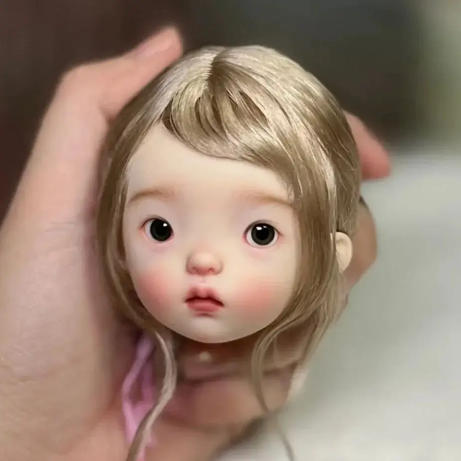 

2026 New 1/6 Scale BJD Doll SD Head - DouDou Girl with Fine Makeup Beautiful Face High-Quality Resin Collectible Toy Gift for En