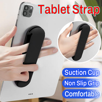 1Pc Tablet Handle Grip Stand One-handed Operation Universal Wristband Silicone Finger Holder Suction Cup Tablet Handheld Strap