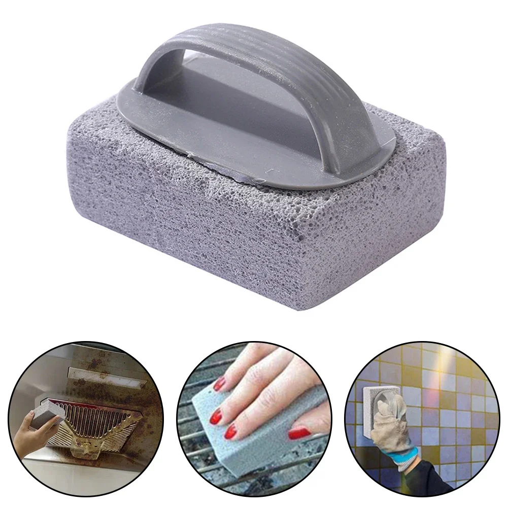 BBQ Glass Brush Barbecue Stone Bricks Decontamination Handheld Kitchen Griddle Pumice Brush Cleaning Supplies