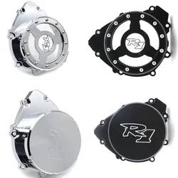 Crankcase Left Clear For Yamaha YZF R1 2009-2014 Aftermarket Motorcycle Parts Case Stator Engine Cover Chromed