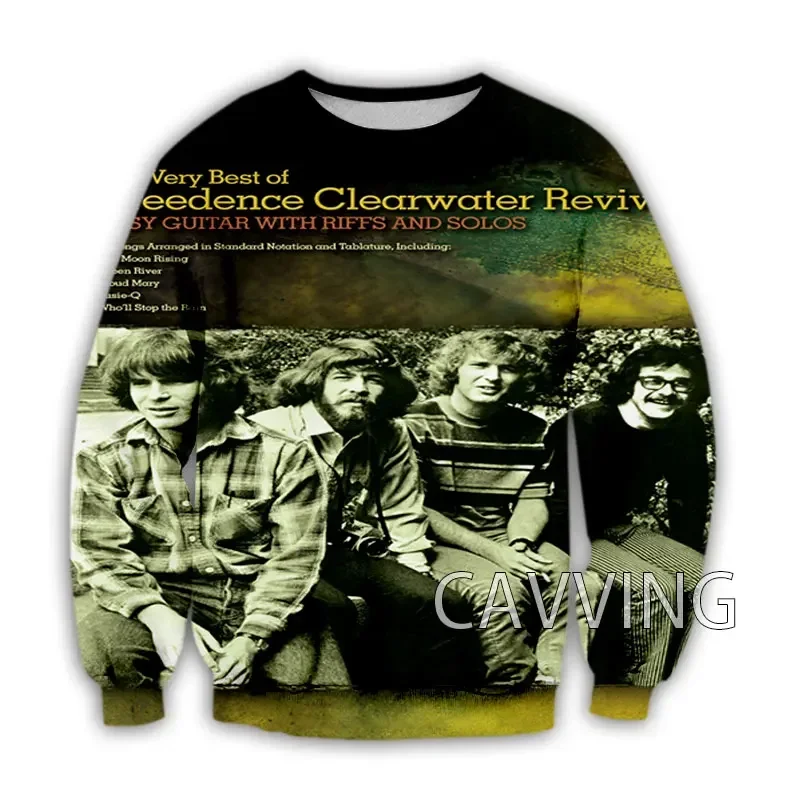 Creedence Clearwater Revival 3D Print Clothes Streetwear Men Hoodies Sweatshirt Fashion Zip Hooded Long Sleeve Pullover Tops H20