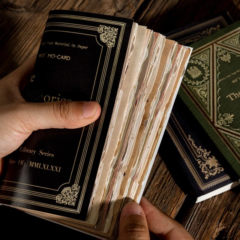 Retro Trace Book Page Material Paper Old Book Page Text Old Newspaper Decorative Material Paper