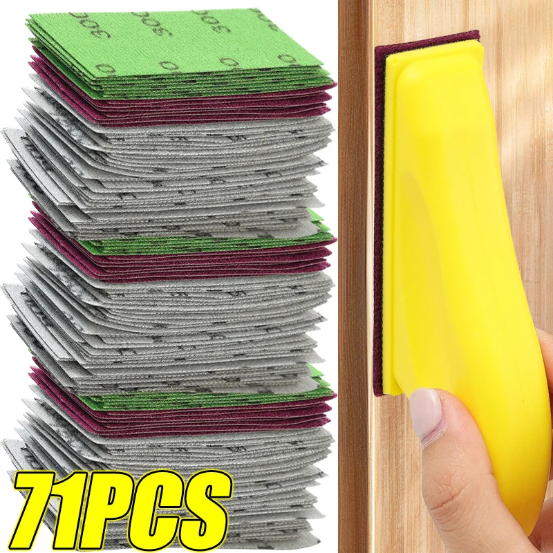 

Мини-микрошлифовальный комплект, ручка для пальцев, инструмент для ручной полировки с крючком, петля, наждачная бумага для деревообработки, плотные пространства, шлифовальные инструменты