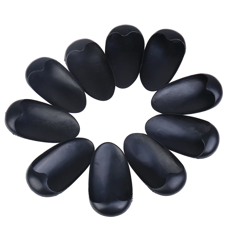 10 Pairs Black Plastic Ear Cover Salon Hairdressing Hair Dyeing Coloring Bathing Ear Cover Shield Protector Waterproof Earmuffs