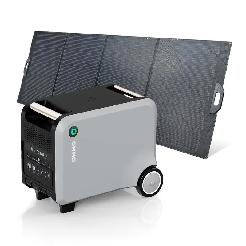 

Factory Supply Outdoor Solar Generator Best Selling 2400W Portable Power Station with LiFePO4 Battery and Flashlight