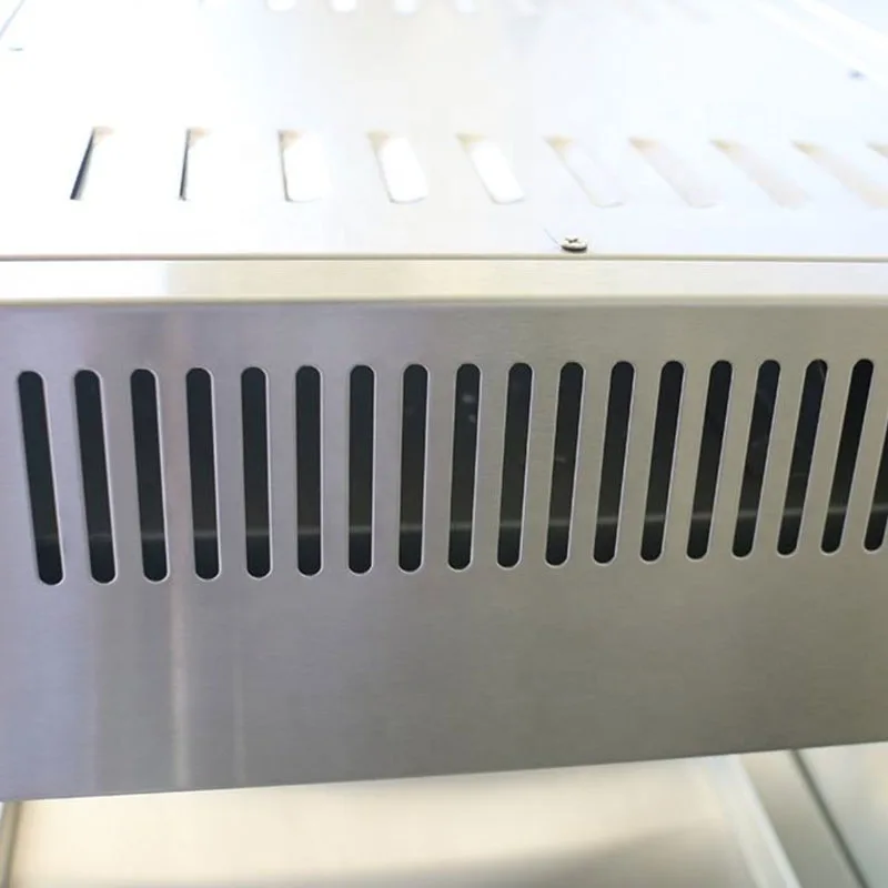 Forno elétrico comercial TLF com fogo superior, grelha elevatória estilo ocidental sem fumaça para uso em hotel e restaurantes