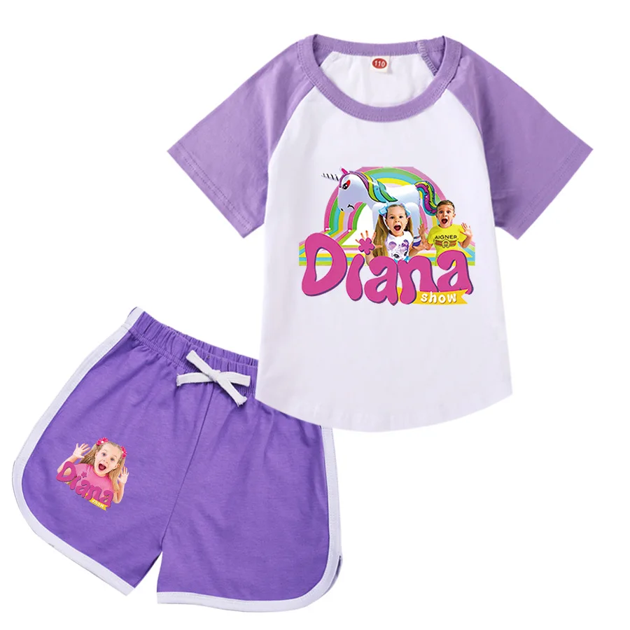 Summer Lovely like Nastya Show T-Shirt for Girls Boys Kids Fashion Streetwear Sport Hip Hop Cartoon Shorts Set Top Tees