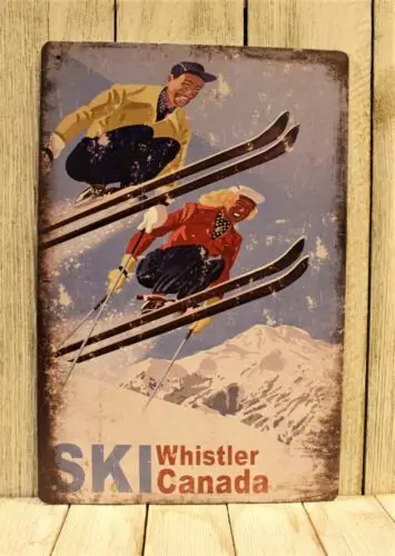 Ski Whistler Tin Po… - image