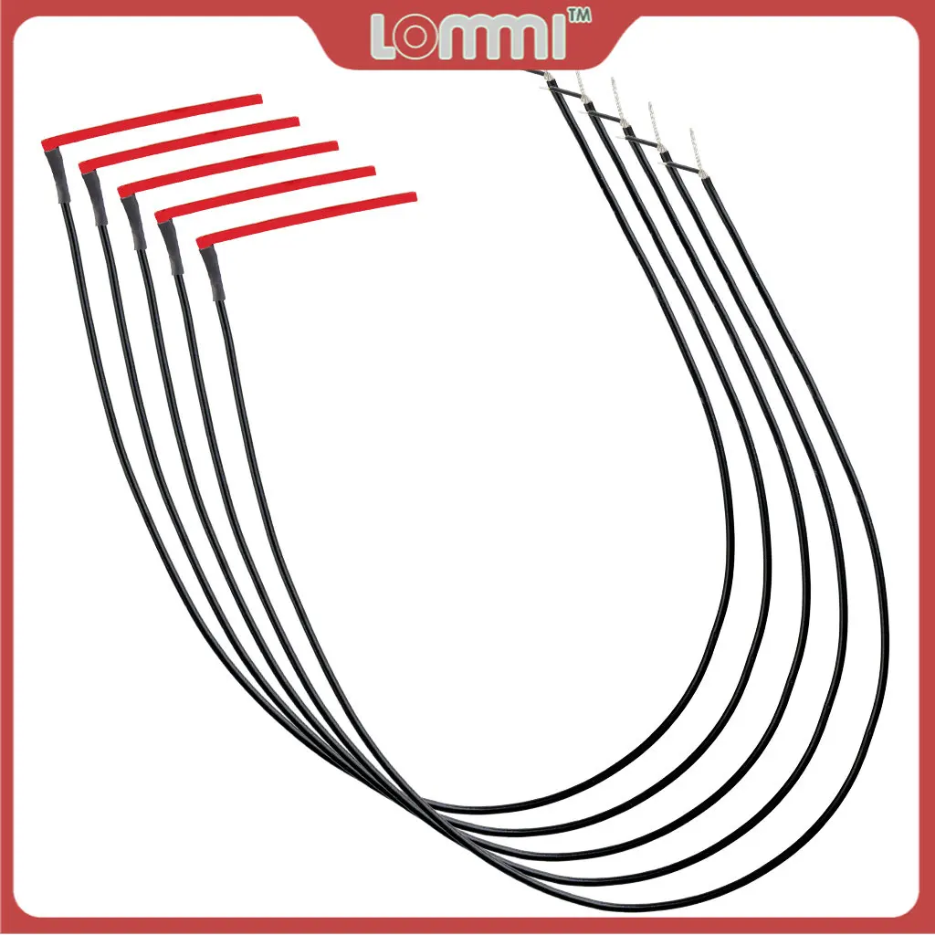 

LOMMI 5 шт./1 компл. Фотоэлемент пьезо 40 мм в длину Красного стержня пьезо Сделай Сам акустическая Uke укулеле предусилитель аксессуары