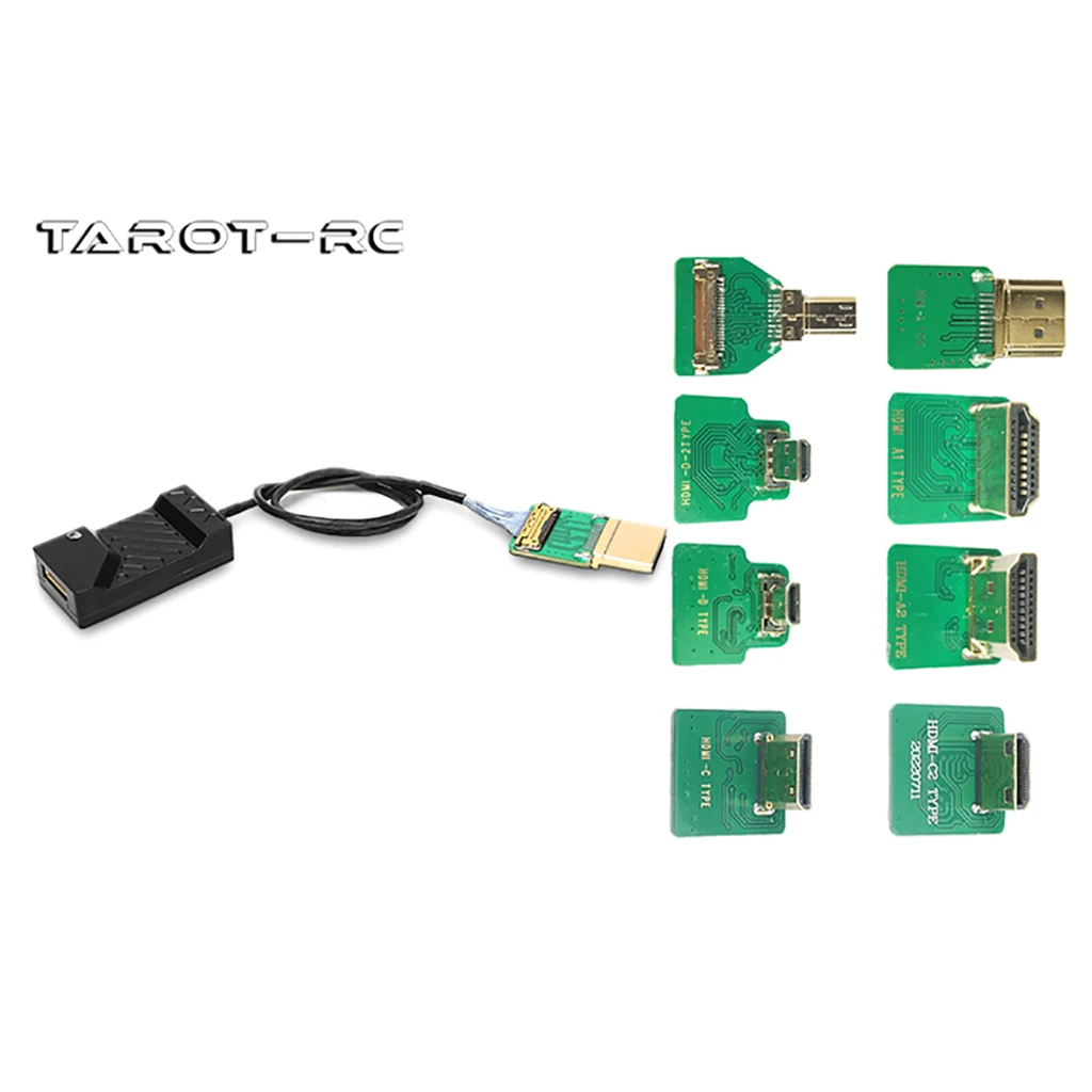 Tarot-RC Analog AV to compatible-HDMI HD / compatible-HDMI HD to AV Module 300mm Open type TL3504 For Drone Quadcopter