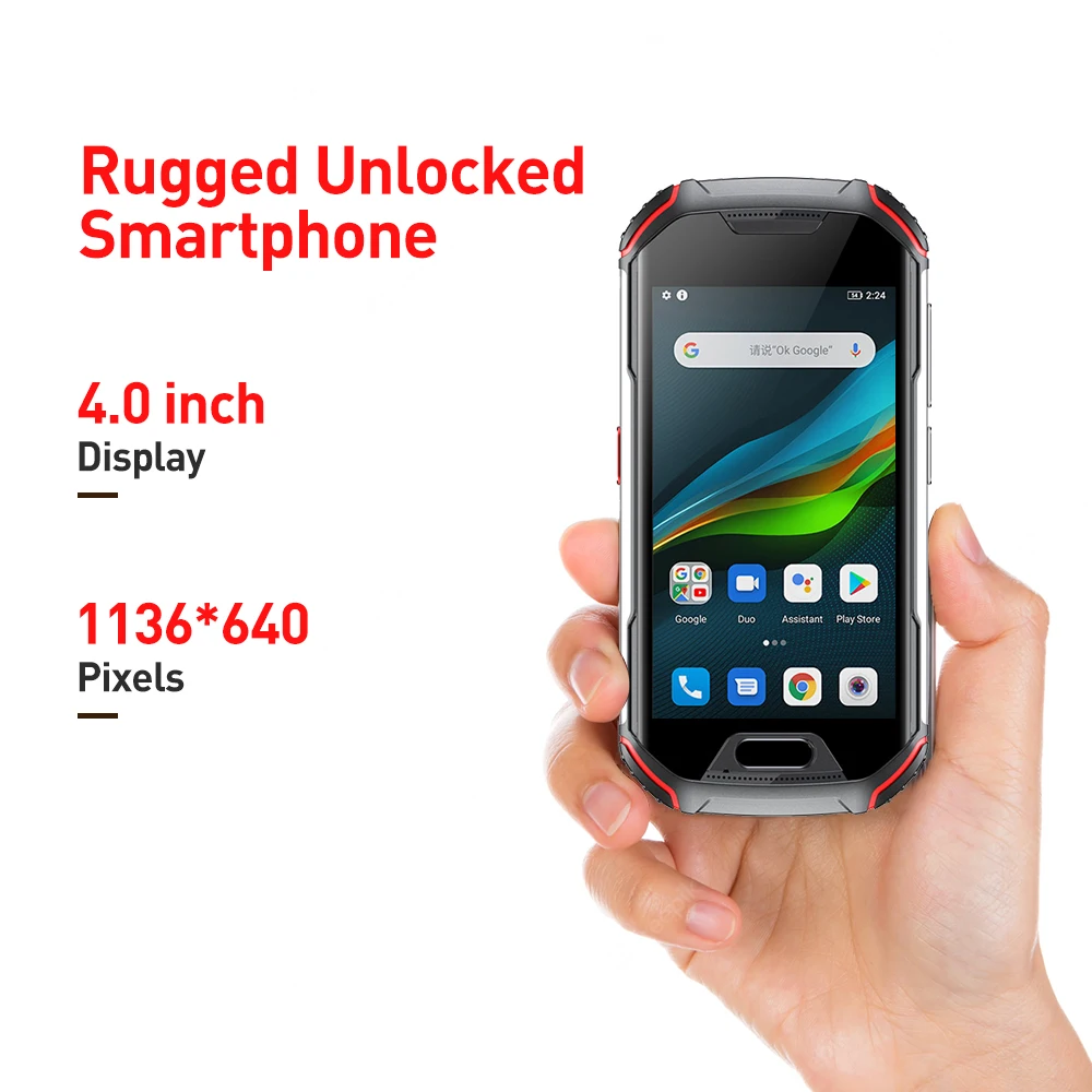 Unihertz-Atom L Smartphone robusto, 6GB + 128GB, Android 11, carregamento rápido, câmera de 48 MP, 4300mAh, impressão digital, Dual Sim, NFC Celular