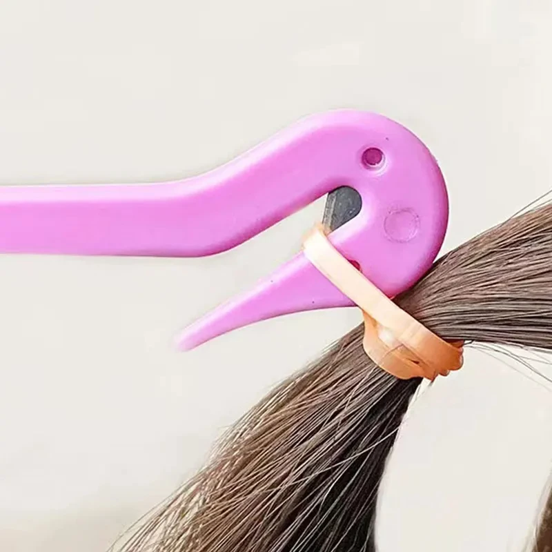 Novelty Disposable Rubber Elastic Hair Bands Cutter Girls Ponytail Holder Headbands Cutting Tool Kids Hair Accessories image 2