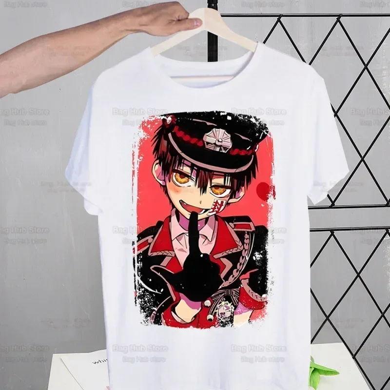 Anime Toilet Bound Hanako Kun Comics Woman Print Harajuku Summer Tshirts Casual Round Neck Short Slee Top Tee Shirt,Drop Ship