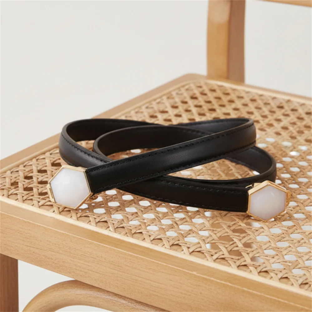 new-design-belts-women's-fashionable-irregular-buckle-leather-belt-versatile-denim-decorative-belt-for-ladies-waistbelt