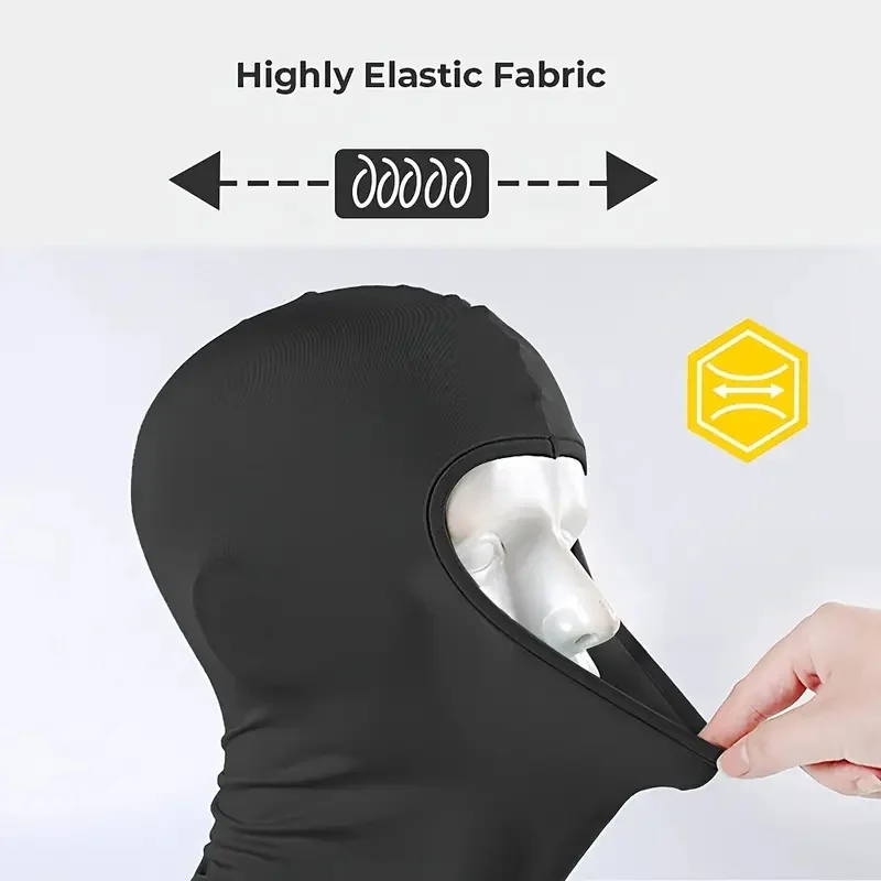 1pc Cool Retro Scorpion Print Skimasker voor mannen en vrouwen Bivakmuts Gezichtsmasker Rekbare stof Fietsmasker Zonnebrandcrème Headcover