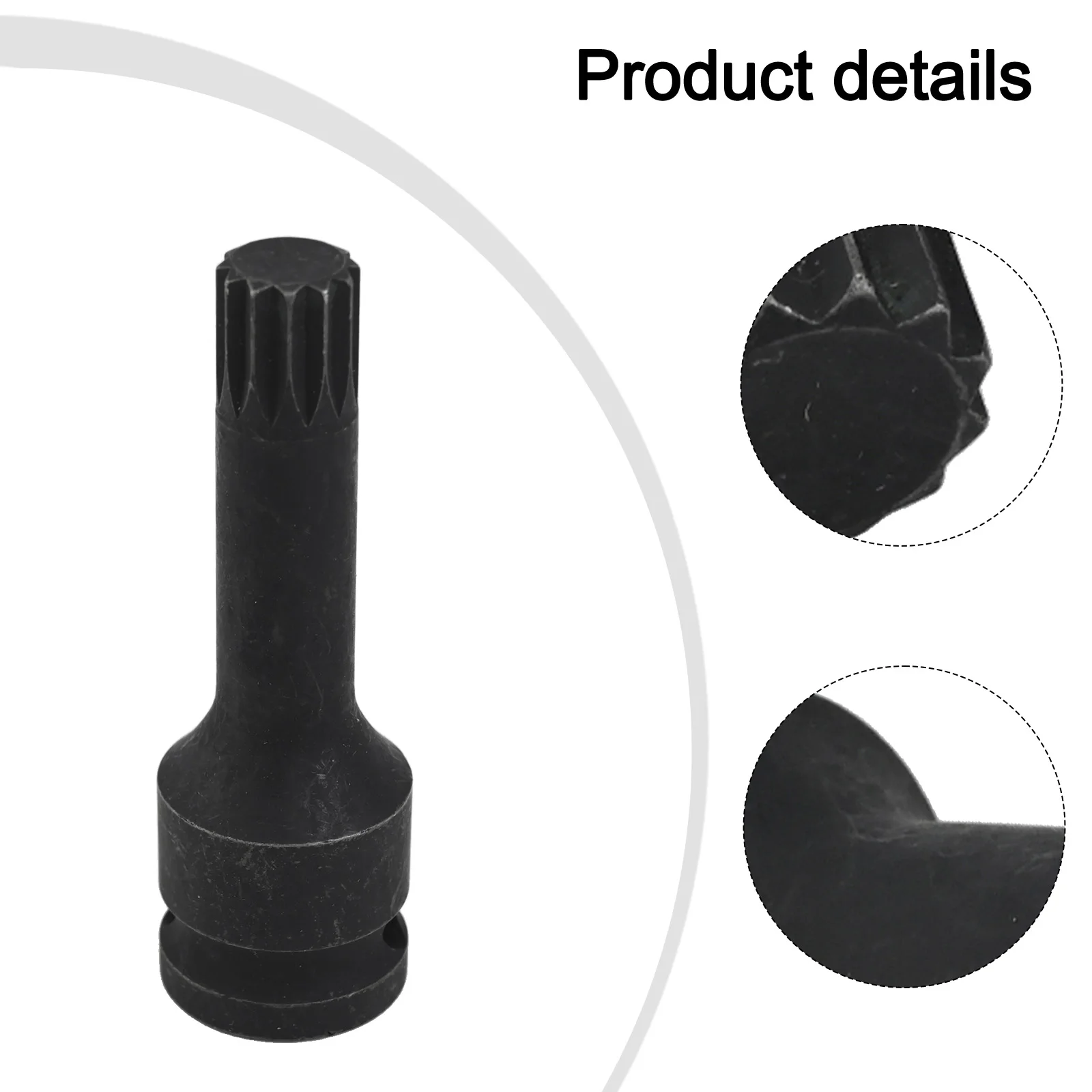 

Anti-drop Design Socket Bit Car Repair Tool Caliper Screw Socket 45mm 80mm Car Repair Tool Efficient Disassembly Tool