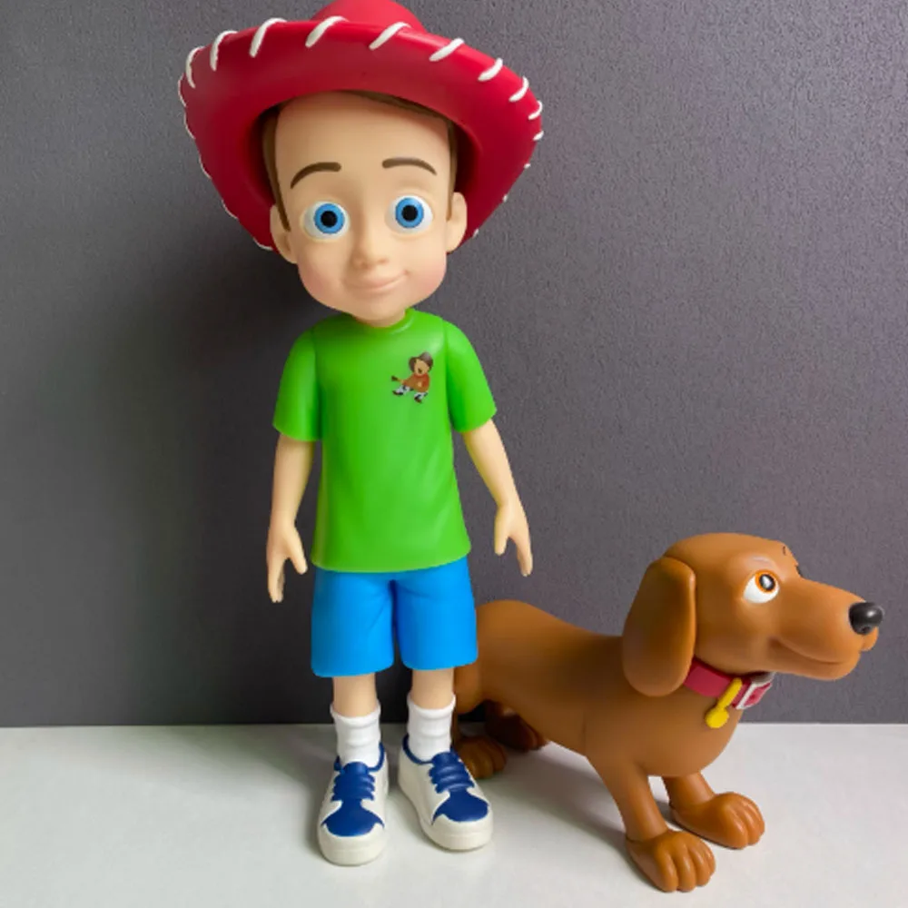 Disney Toy Story Andy and Dog Action Figure Toys Pixar Toy Story 4 Anime Figures Collection Model Gifts