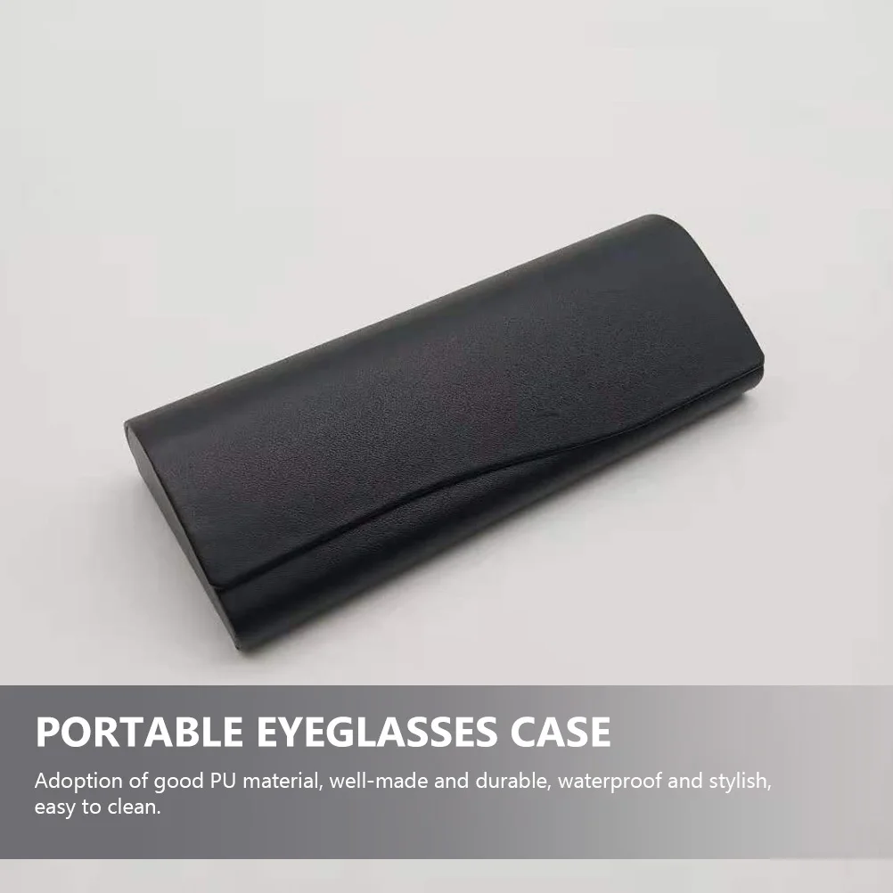 

3Pcs Glasses Case PU Simple Style Portable Anti-Scratch Eyeglasses Case Compact Sunglasses Storage for Daily Use
