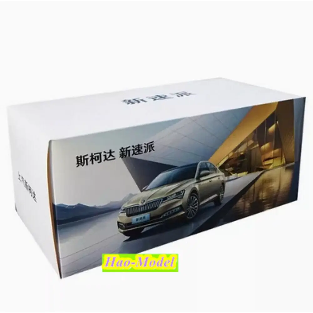 1/18 For Shanghai Volkswagen Skoda Superb 2020 Alloy Diecast Model Car Toys Birthday Gifts Hobby Display Collection Ornaments