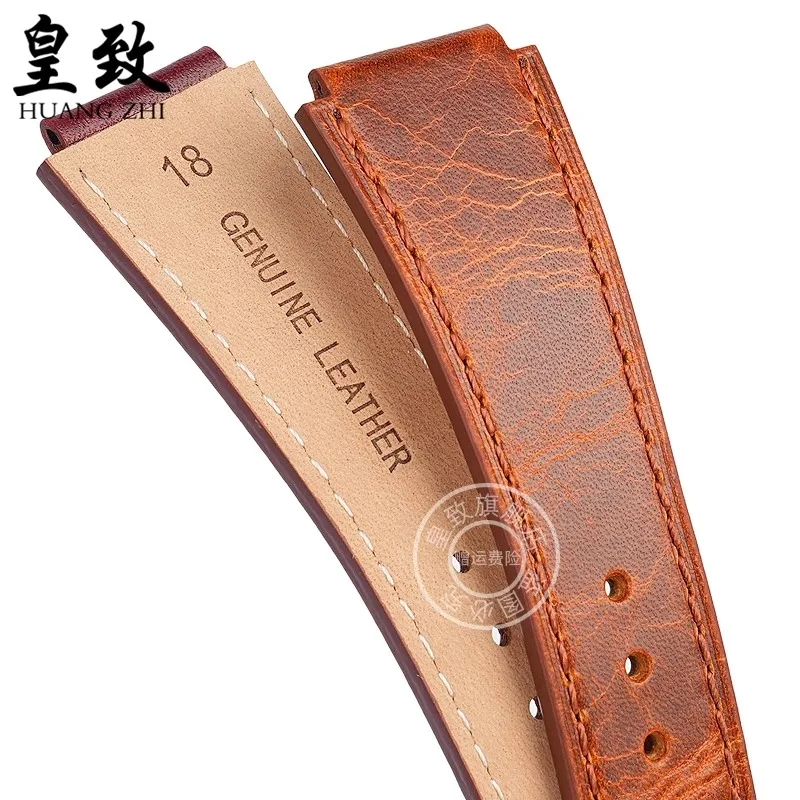 Correa de cuero de vaca para Casio G-Shock AE-1200WH AE-1300/1000 A159 A159 A158W A168 / F91w AE1200 pulsera Retro para hombre correa de reloj de 18mm