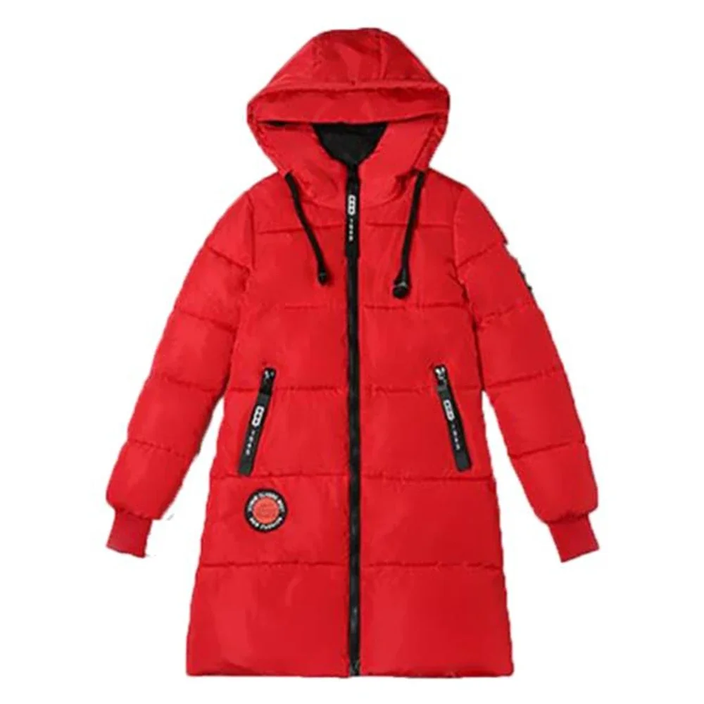 ポップな女性用パーカー、厚手の綿入り裏地、冬服、女性用ベーシックコート、2024年暖かいダウンジャケット、女性用コート、フード付きアウター