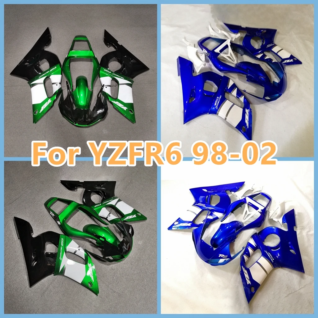 Painted Fairing Kit for Yamaha YZFR6 1998 1999 2000 2001 2002 YZF-R6 98 99 00 01 02 Motorcycle Prime Chinese Injection Bodywork