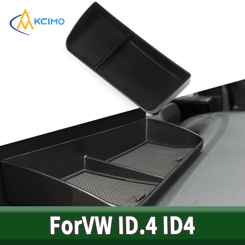 

Center Console Display Hidden Tray for VW ID.4 ID4 Car Dashboard Behind Screen Storage Box Organizer Accessories