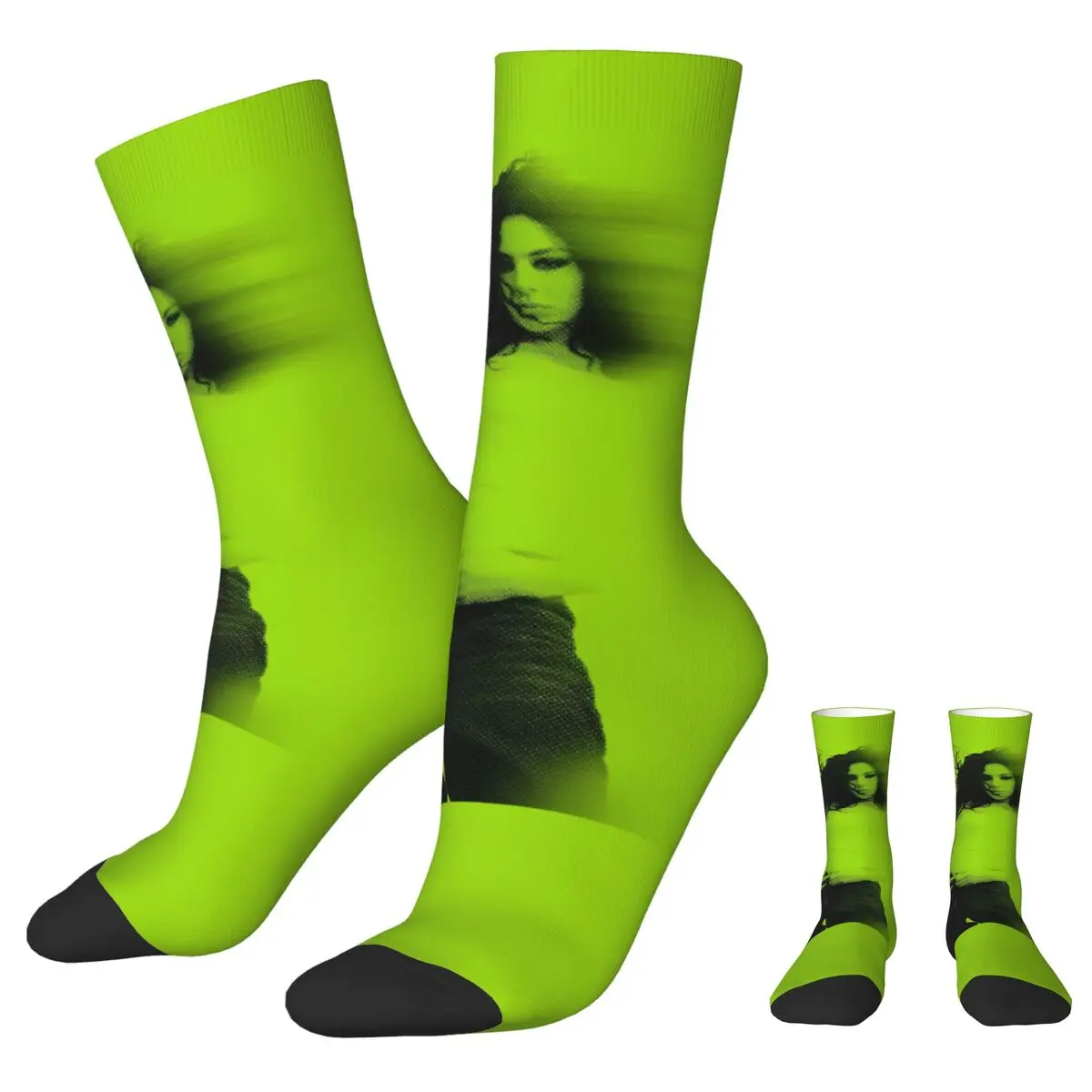 

Charli XCX Brat Socks Winter Stockings Funny Men High Quality Socks Design Climbing Anti Bacterial Socks
