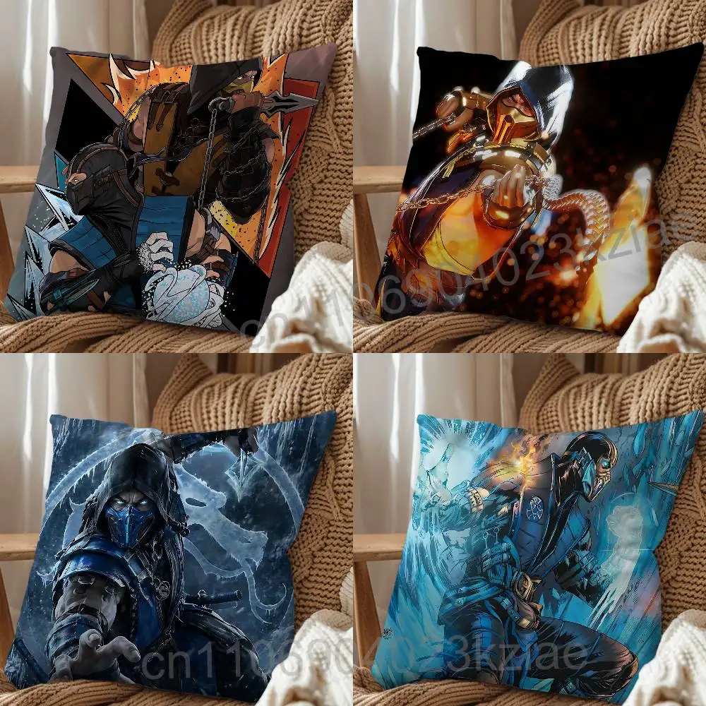 

Sub-Zero Scorpion Mortal Kombat Cartoon Pillow Cover, 4K HD Printed Cushion Cover case with Various Exquisite Patterns