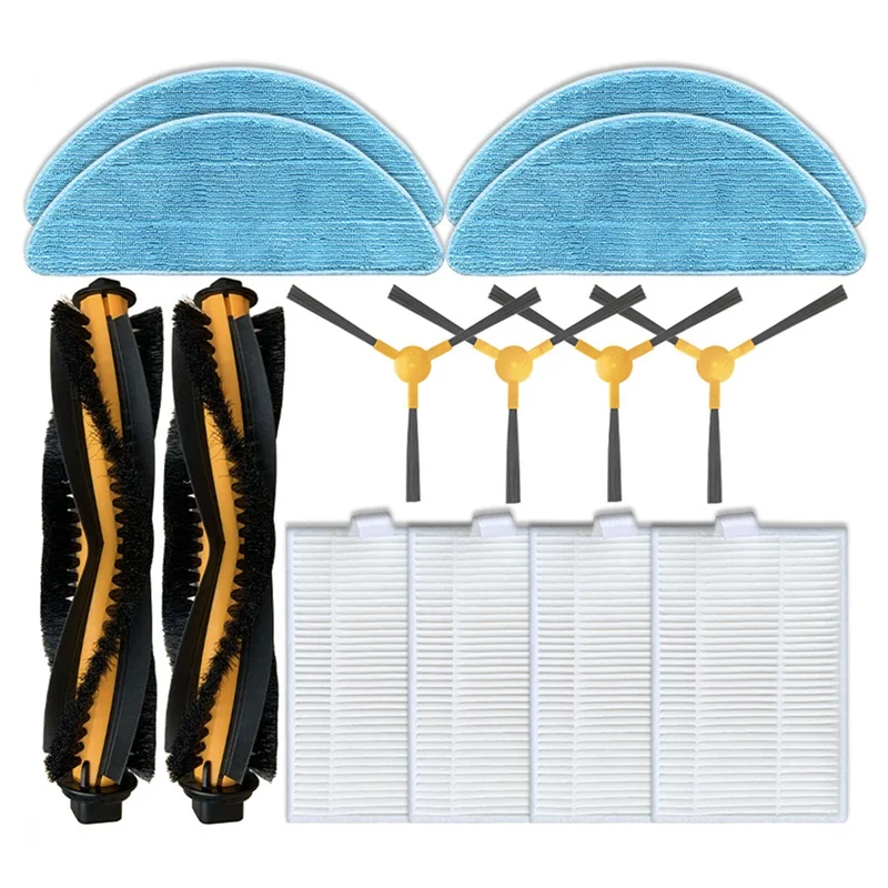 Pièces d'aspirateur robot, filtre Hepa, brosse latérale principale, vadrouille, Everth ABGP, convient pour veectroux C30B, XR500, E30, Proscenic 800T, 820T, 830T, 820S