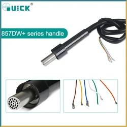 Quick 857DW+ heat gun handle for quick Soldering station Solder Hot Air Gun Soldering Handle Welding Replacement Repair